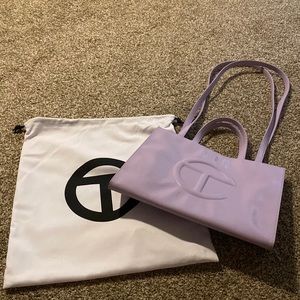 Medium Lavender Shopping Bag - perfect condition, used once.